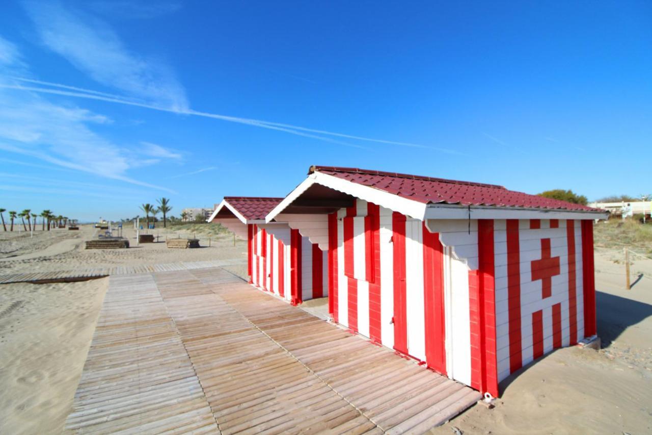 Global Properties, Apartamento De 2 Habitaciones Con Terraza Y Vistas Al Mar Canet d'En Berenguer Luaran gambar